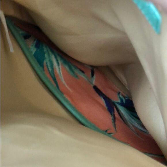 NWOT Rachel Pally Reversible Palm Clutch - Picture 6 of 8